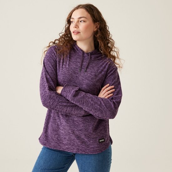 Women s Mayse Hoody Deep Plum Marl