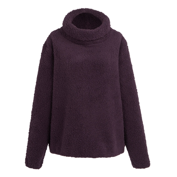 Plum sherpa pullover shop