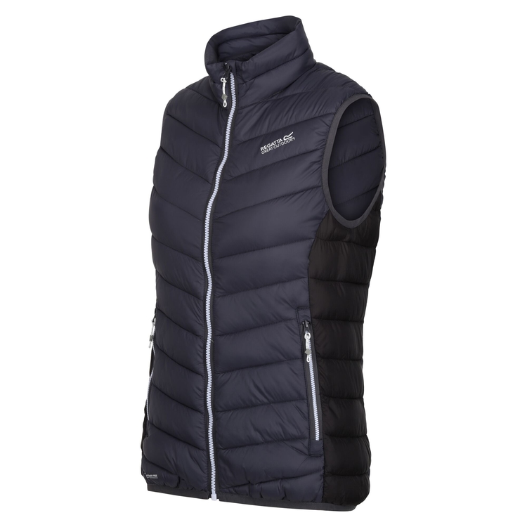 Women s Harrock Lightweight Gilet Seal Grey Black Regatta ROW