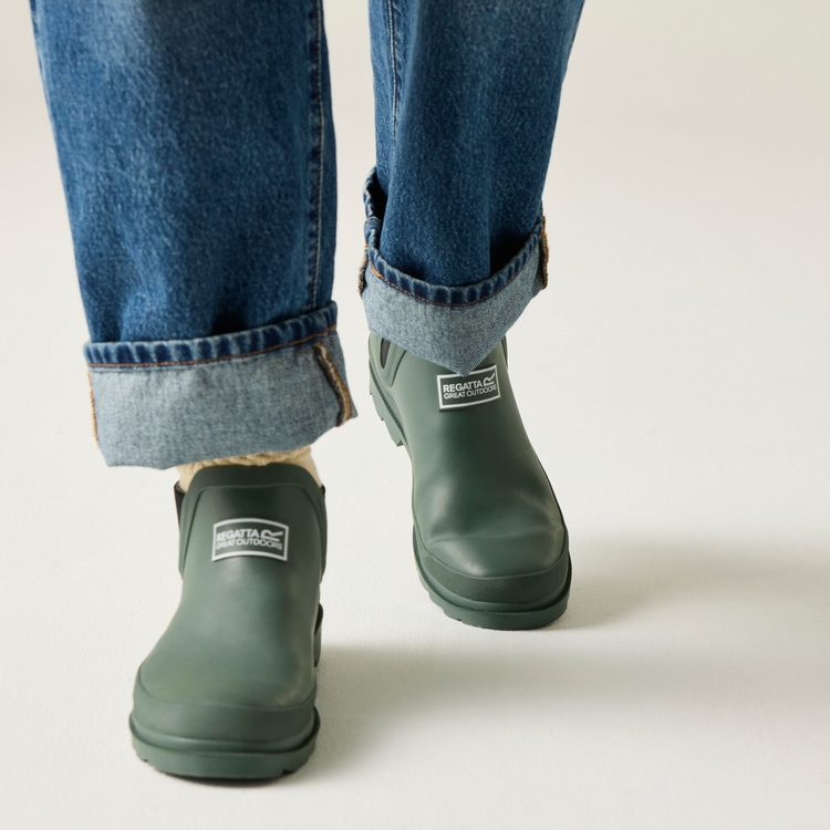 Women's Harper Low Wellies Green Regatta UK