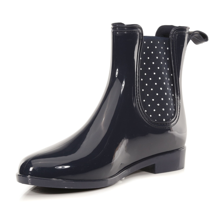 Women s Harriet Ankle Wellies Navy White Sand Regatta ROW