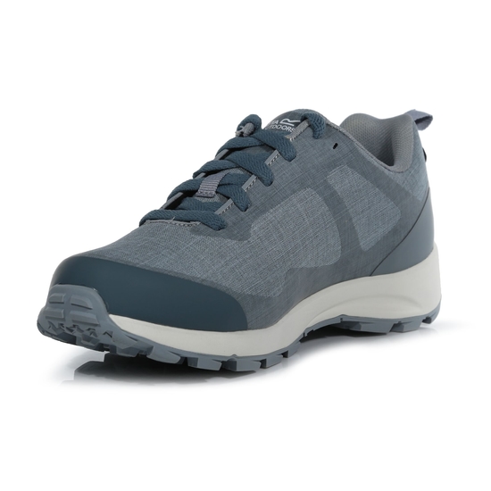 Women's Samaris Life Waterproof Walking Trainers Alloy White