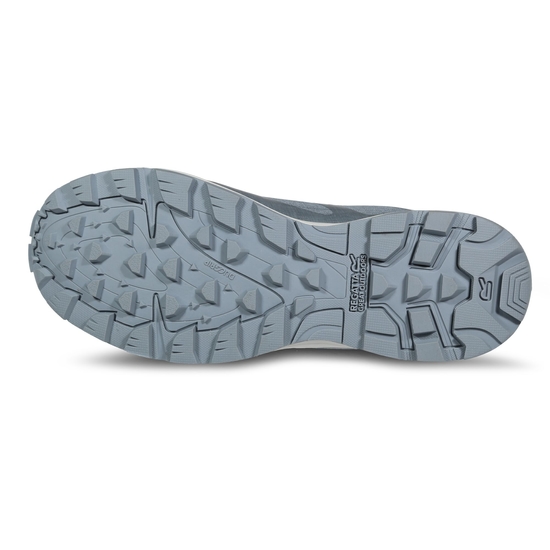 Women's Samaris Life Waterproof Walking Trainers Alloy White