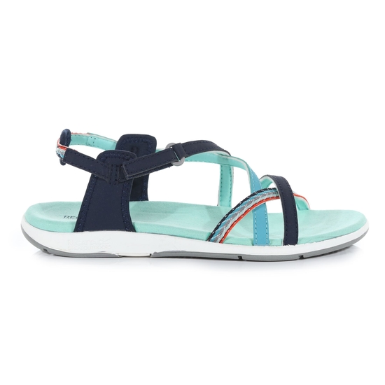Women s Santa Roma Sandals Navy Ocean Wave