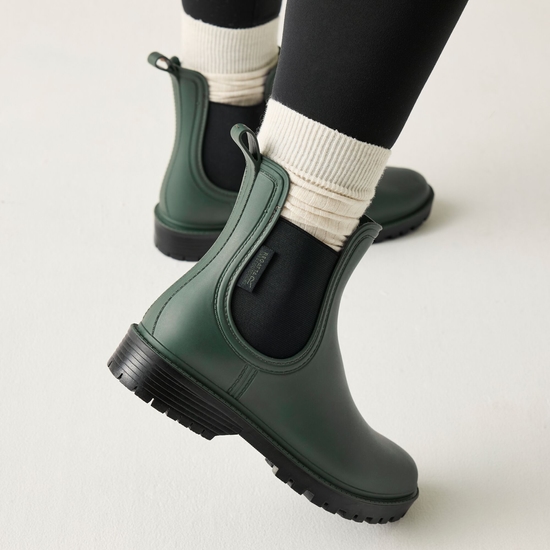 Lady Harriett II Ankle Wellies Deep Green
