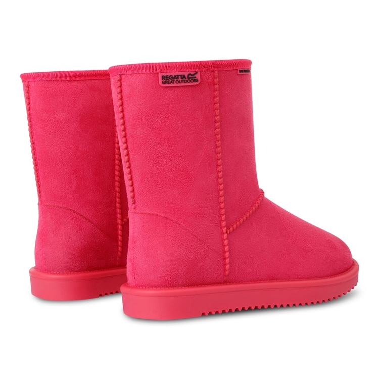 Pink furry boots sales