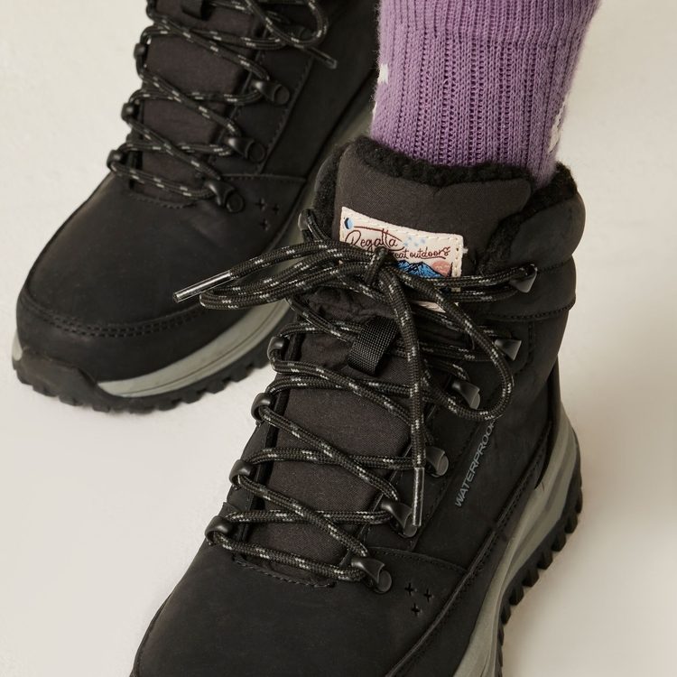 Bottes doublées de fourrure Sherbourne pour femme Noir - Main Image