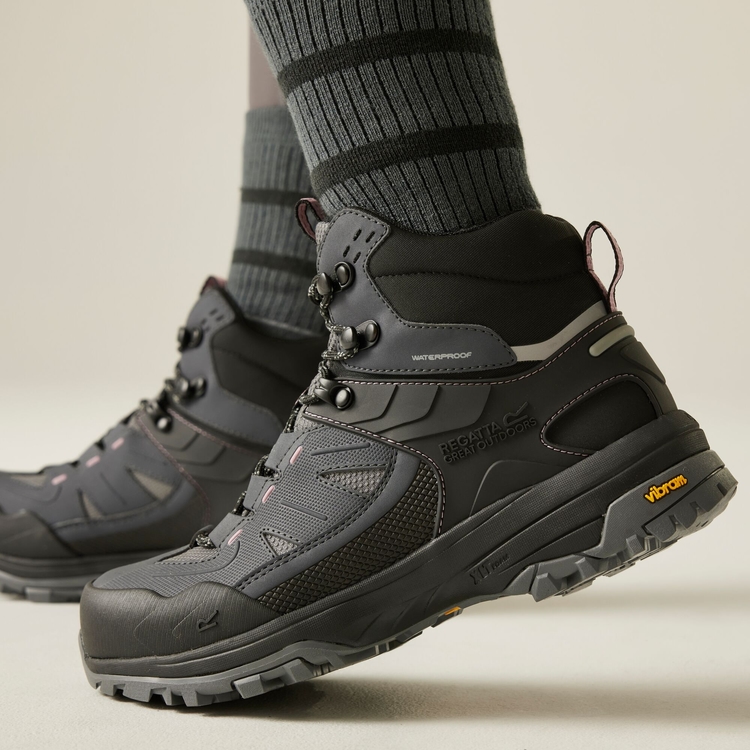 Women's Regen Vibram Walking Boots Grey Regatta UK