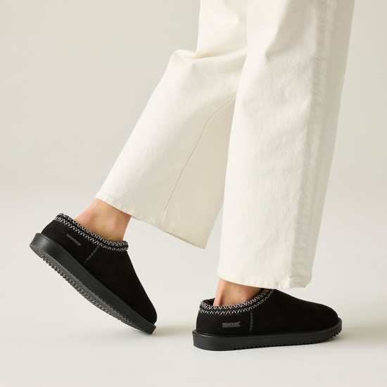 Women's Risley Waterproof Mules - Black | Regatta Women's Risley Waterproof Mules - Black | Regatta