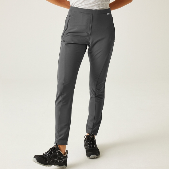 Women's Pentre Stretch Walking Trousers - Seal Grey