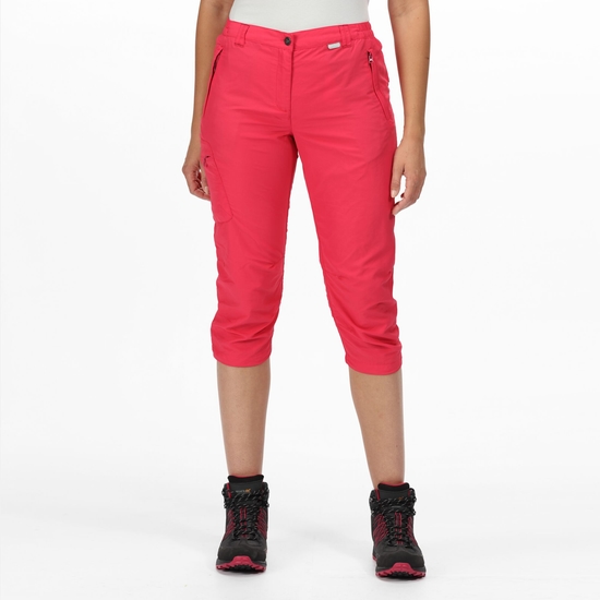 Women s Chaska II Capri Walking Trousers Rethink Pink Regatta IE