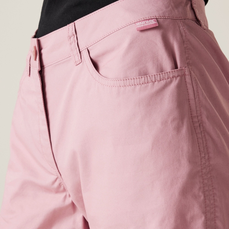 Short chino décontracté Femme Pemma - Rose | Regatta FR