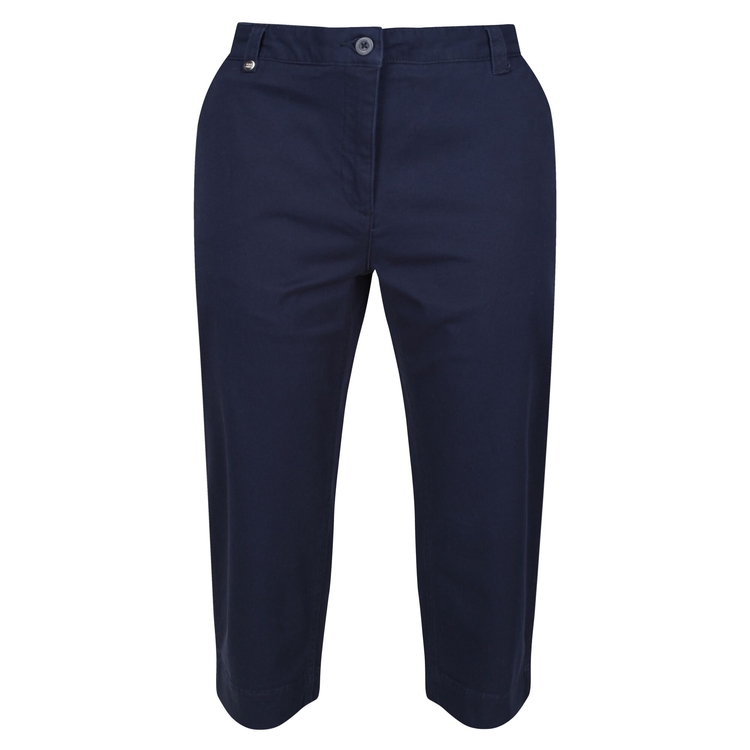 Navy capri trousers 2025