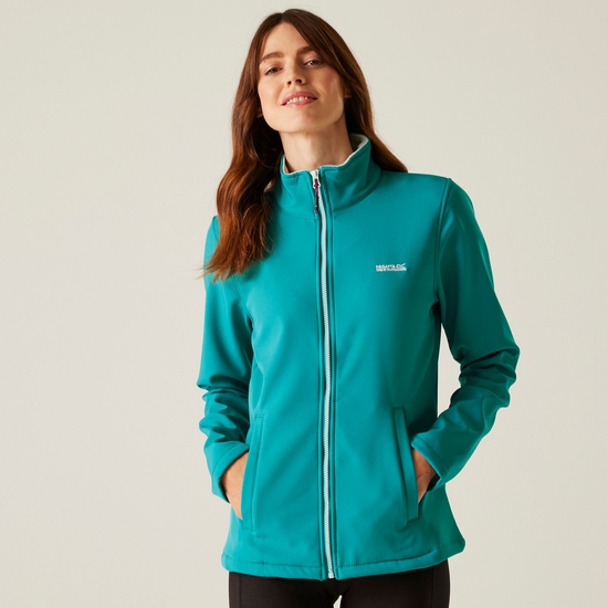 Women's Connie V Softshell Walking Jacket - Exotic Plume Icy Morn Women's Connie V Softshell Walking Jacket - Exotic Plume Icy Morn