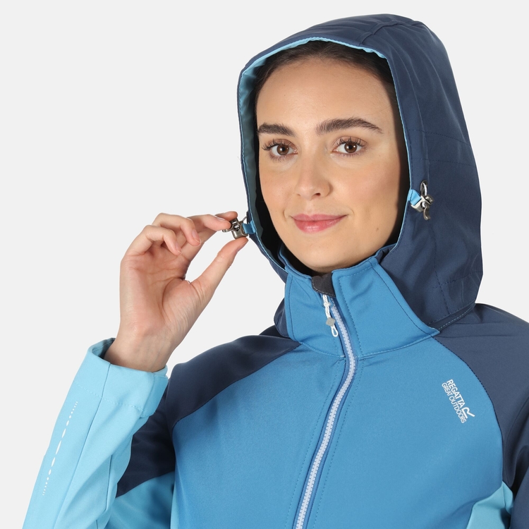Women s Desoto VIII Lightweight Jacket Dark Denim Ethereal Blue Regatta UK