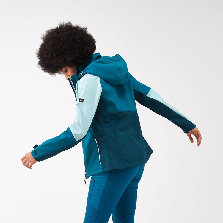 Women s Desoto IX Softshell Jacket Gulfstream Sea Haze