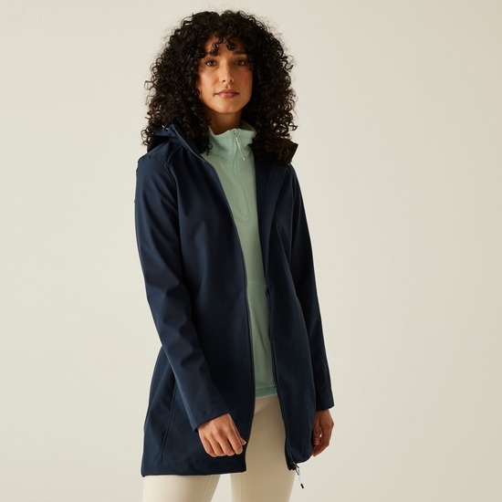 Women's Carisbrooke Softshell Jacket Navy Aruba Blue Regatta UK