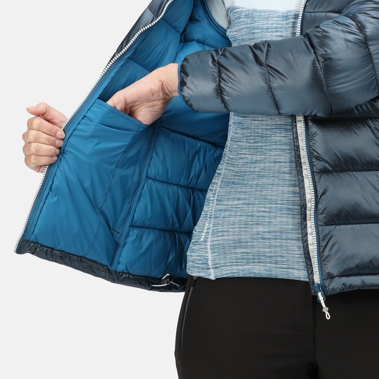 Women s Toploft Insulated Padded Jacket Blue Sapphire