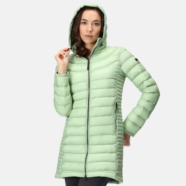 Green lightweight parka womens 2025
