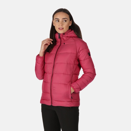 Women s Toploft II Hooded Puffer Jacket Berry Pink