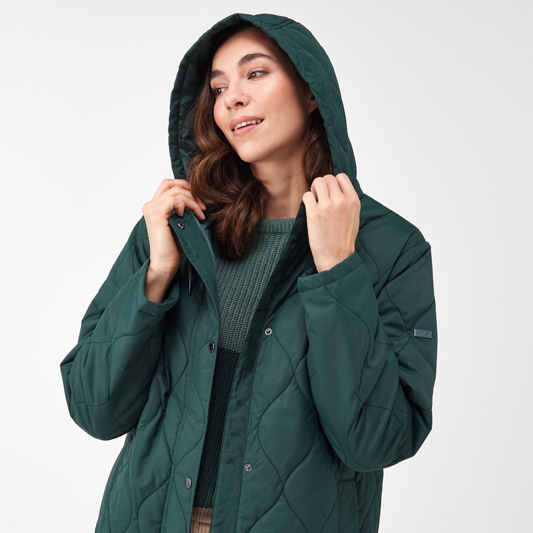 Forest green jacket womens sale