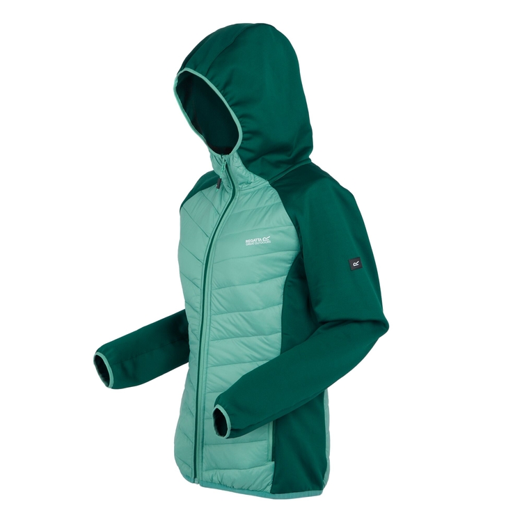 Women s Andreson VIII Hybrid Jacket Dusty Green Rain Forest Green Regatta IE