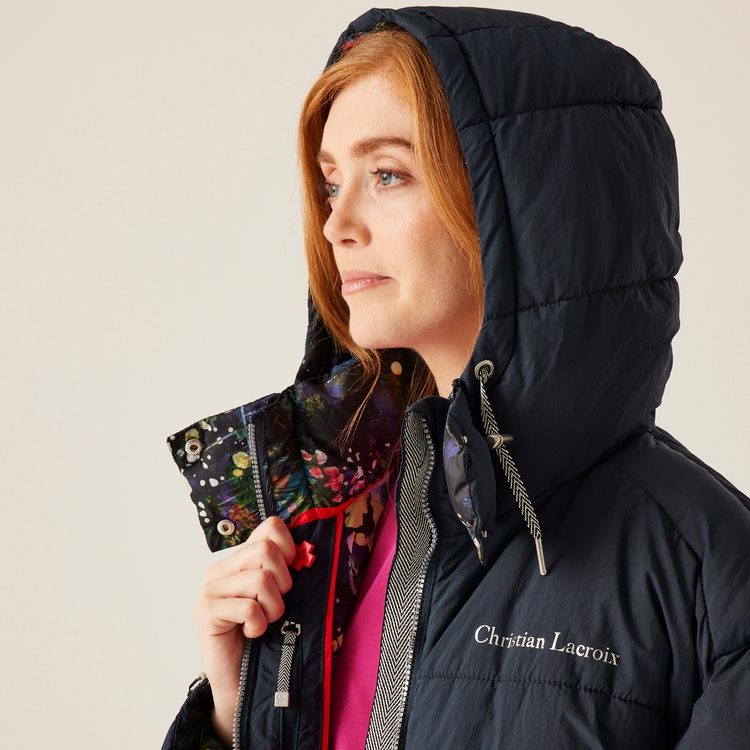 Christian Lacroix Women s Gallician Baffled Jacket Navy Regatta UK