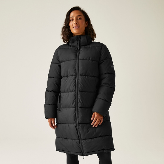 Women s Mottere Quilted Jacket Black Regatta UK