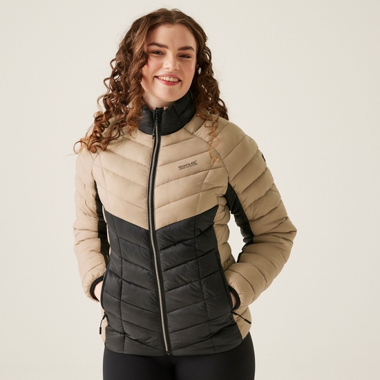 Warm quilted jacket top