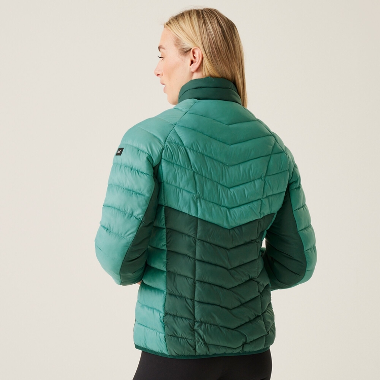 Women s Dalent Quilted Jacket Dusty Green Rain Forest Green Regatta UK