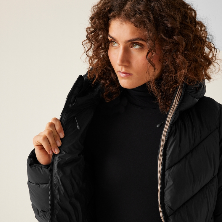 Women s Andia II Quilted Jacket Black Regatta ROW