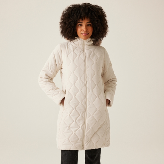 Women s Fritha III Insulated Parka Jacket Light Vanilla Regatta UK
