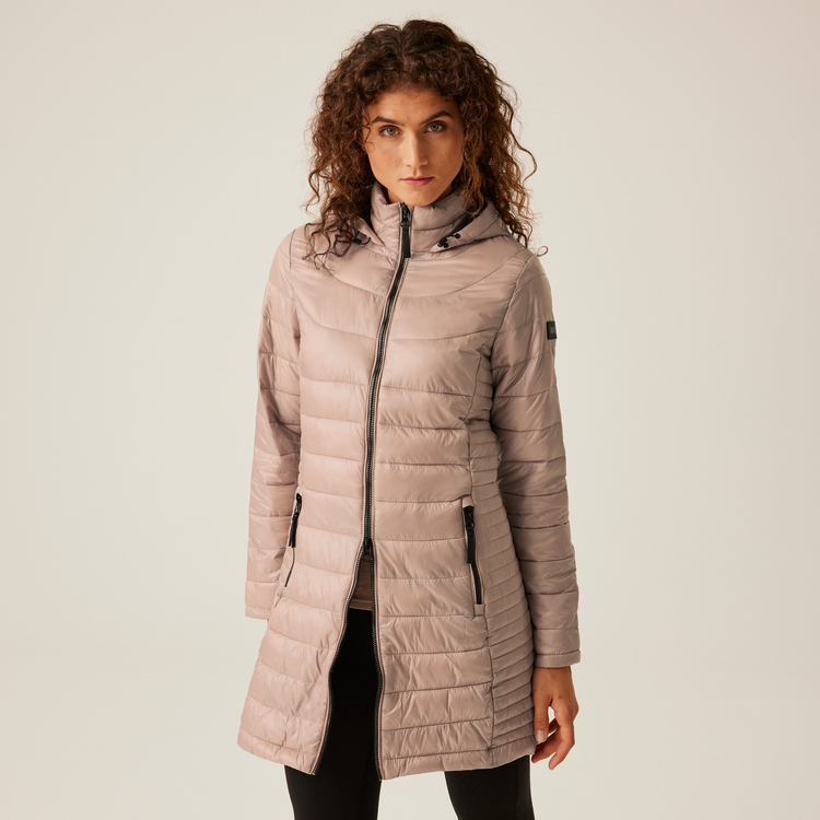 Womens lightweight padded jacket with hood cheap