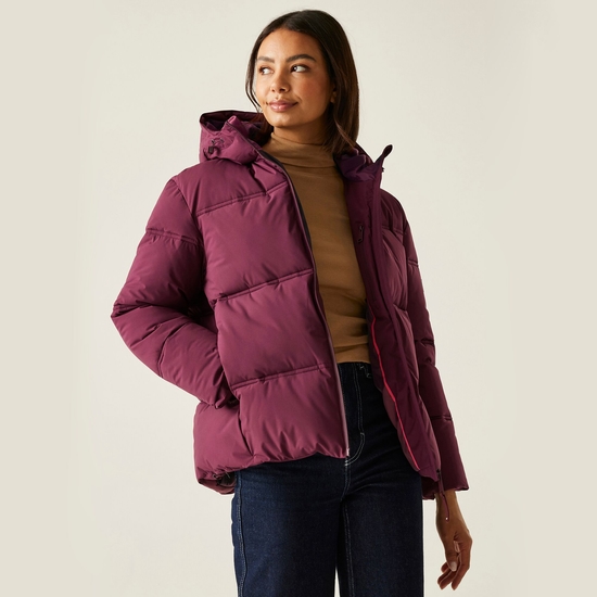 Veste Matelassée Regatta Femme – Rouge, Taille 18 – Chaude, Doublée, Avec Poches – Occasion Très Bon état