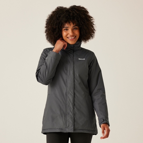 Women s Blanchet II Waterproof Insulated Jacket Seal Grey Regatta IE