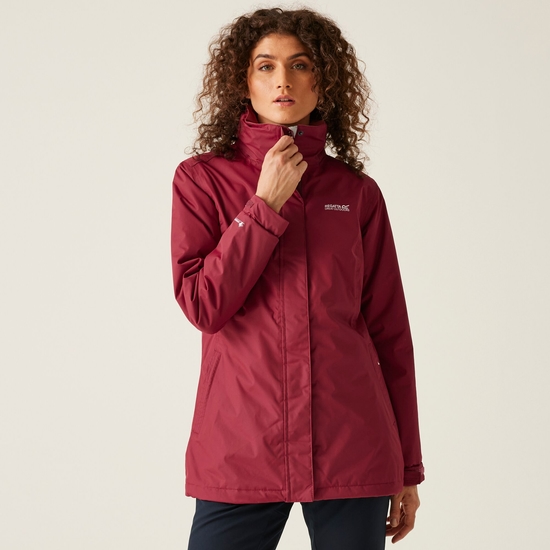 Women s Blanchet II Waterproof Insulated Jacket Rumba Red Regatta UK