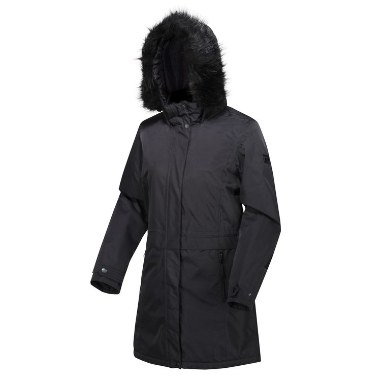 Women s Lexis Waterproof Insulated Parka Jacket Black Regatta ROW
