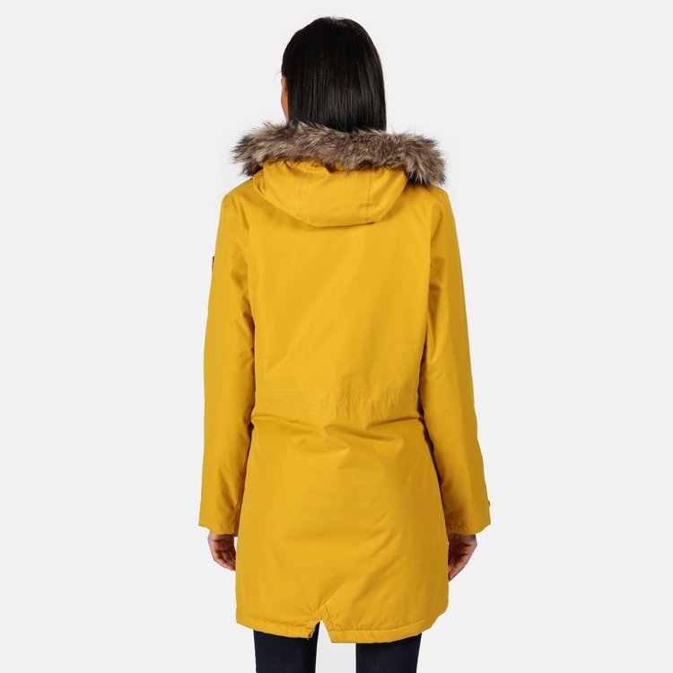Women s Serleena II Waterproof Insulated Parka Jacket Mustard Seed Regatta UK