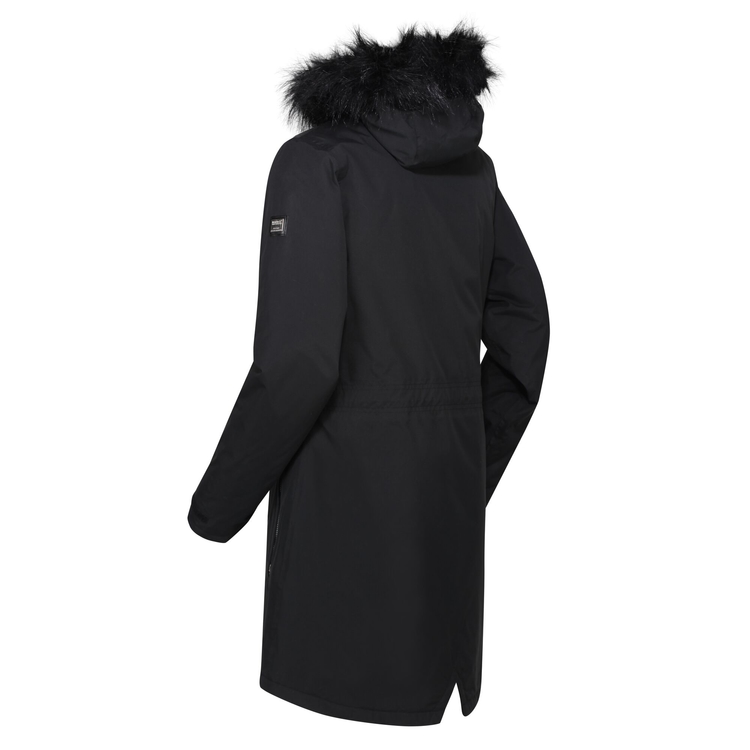 Women s Serleena II Waterproof Insulated Parka Jacket Black Regatta ROW