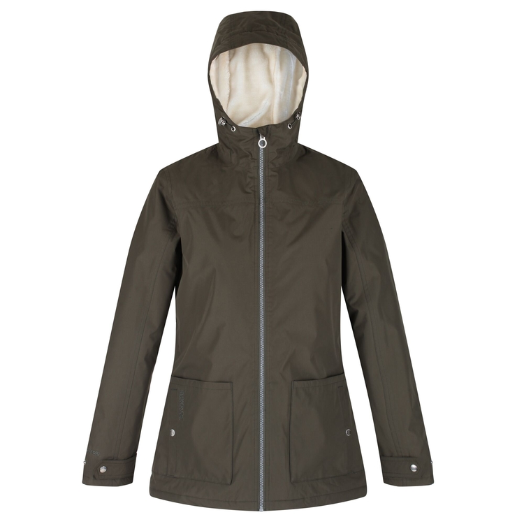 Veste a capuche Femme impermeable et isolante BERGONIA II Vert