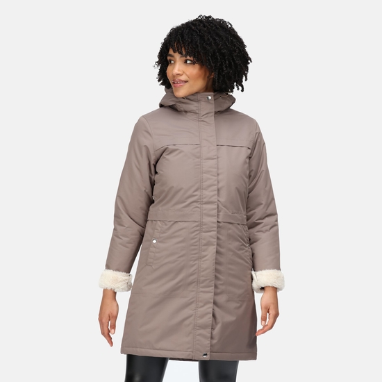 Women s Remina Waterproof Insulated Parka Jacket Coconut