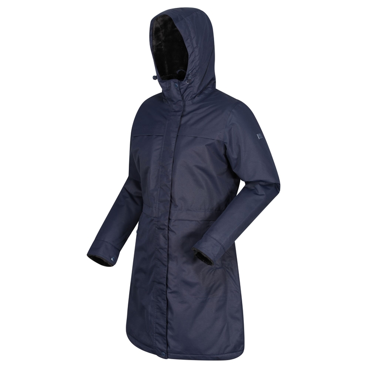 Brienna waterproof insulated hooded jacket fig shop