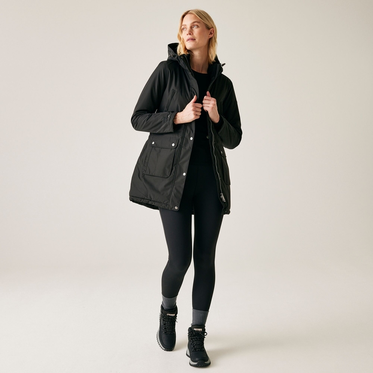 Women s Voltera Waterproof Heated Jacket Black Regatta UK