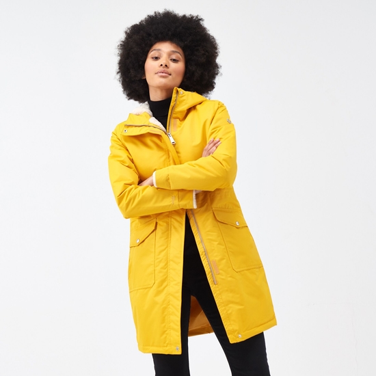 Yellow parka jacket womens online