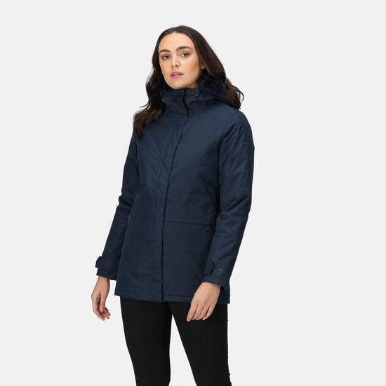 Ladies navy regatta jacket top