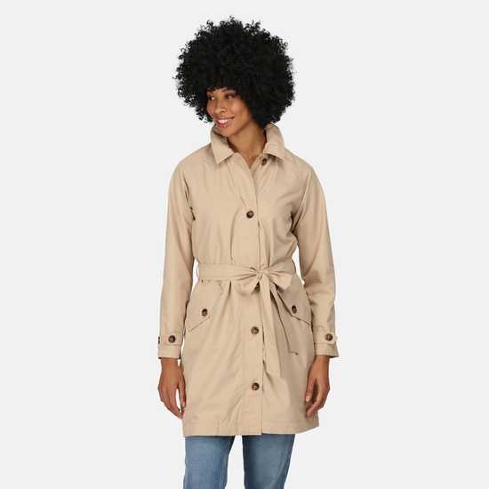 Women s Madalyn Waterproof Trench Coat Moccasin