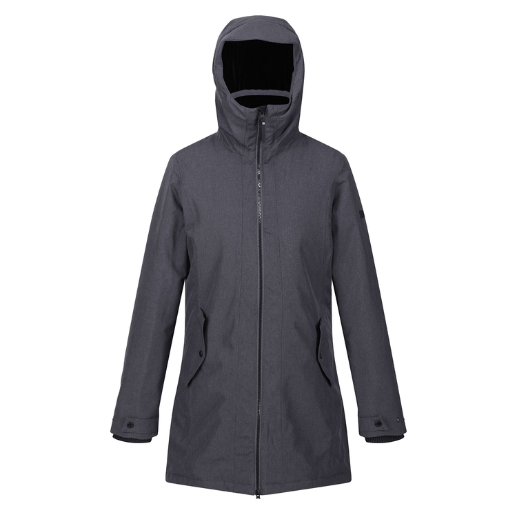 Women's voltera waterproof heated jacket magnet grey outlet