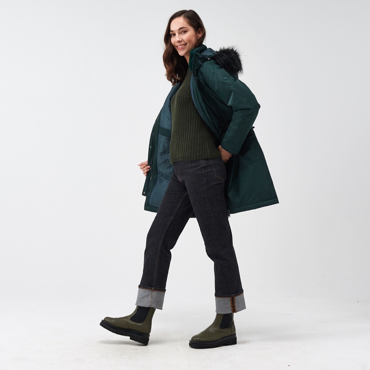 Giovanna Fletcher - Lellani Jackets Waterproof Insulated Jacket - Dark Green