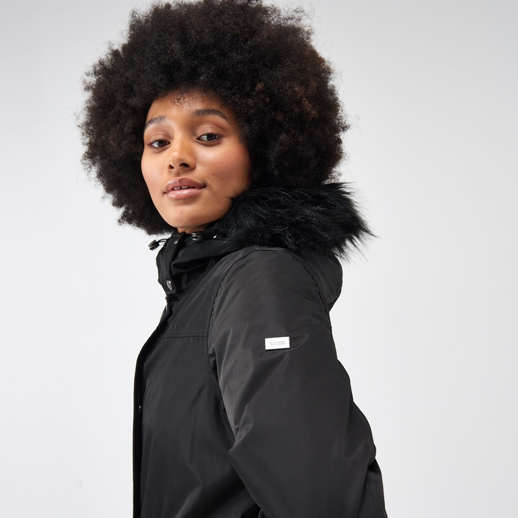 Women s Lellani Waterproof Jacket Black Regatta ROW