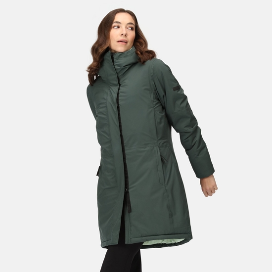 Women's Yewbank III Waterproof Jacket - Darkest Spruce Quiet Green ...